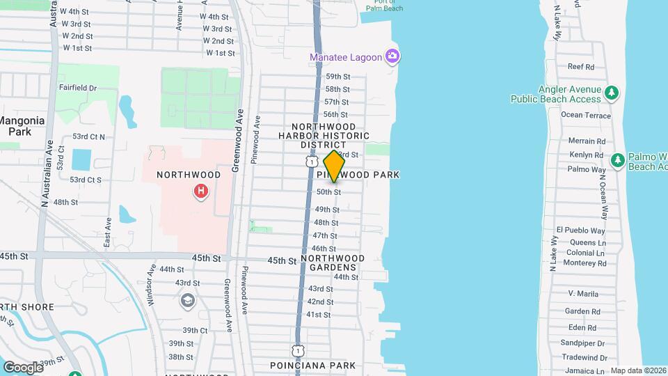 5101 Spruce Ave Map and Location Details