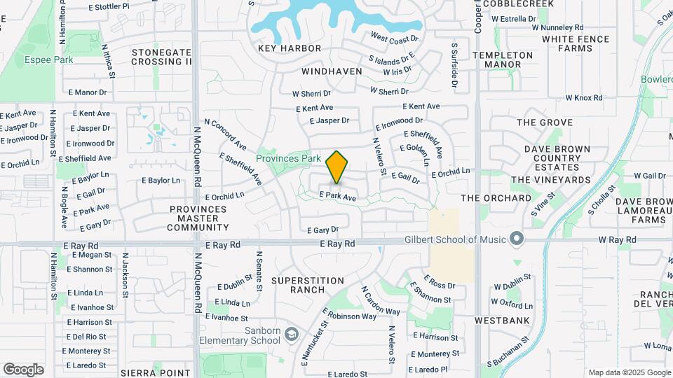 1140 N Leoma Ln Map and Location Details