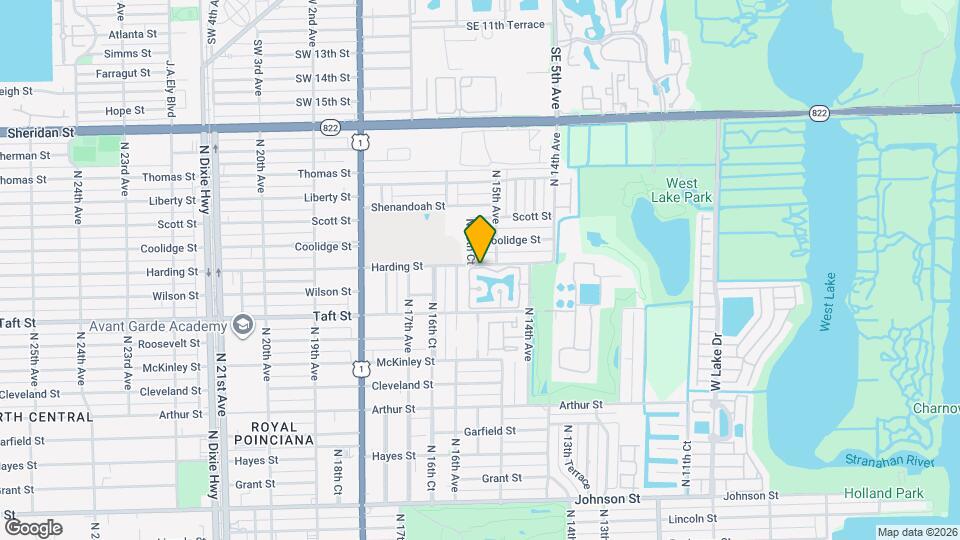 1540 N Trafalgar Cir Map and Location Details