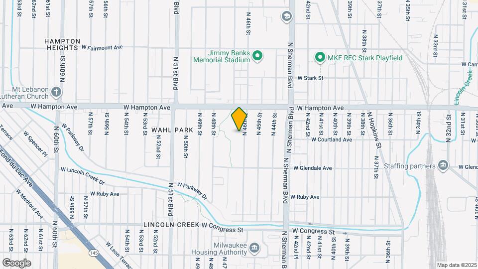4727 N 46th St Map and Location Details