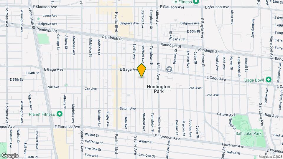 6501 Stafford Ave Map and Location Details
