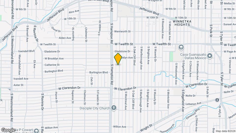 807 Hollywood Ave Map and Location Details