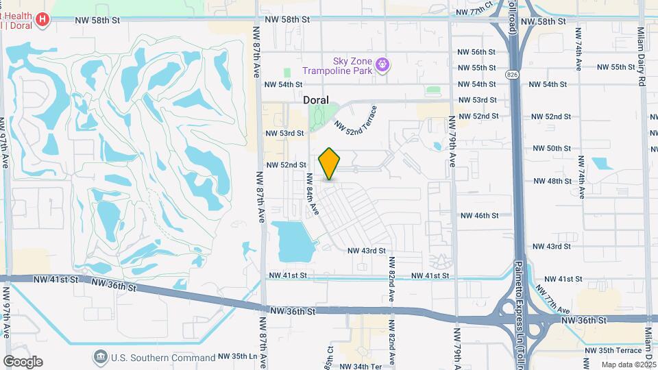 8332 NW 51st Terrace Map and Location Details