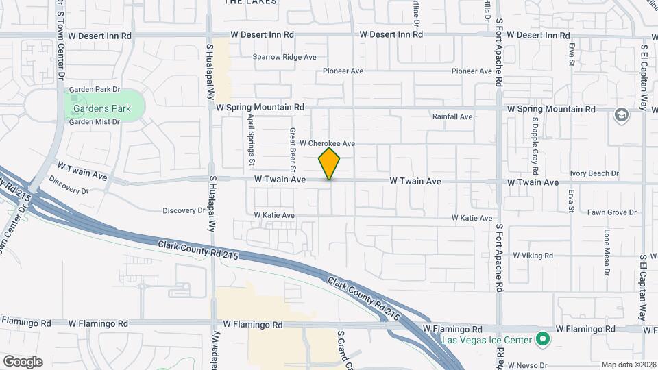 9876 Vermillion Cliffs Ave Map and Location Details