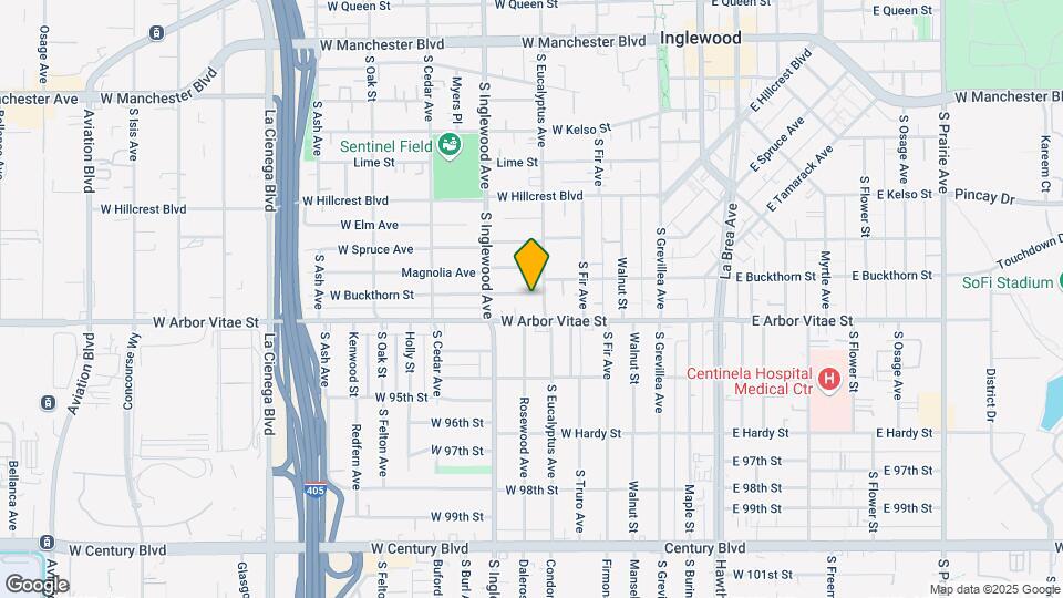 308 W Buckthorn St Map and Location Details