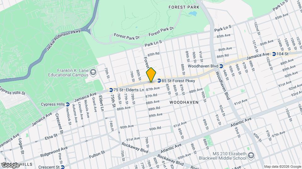 80-32A Jamaica Ave Map and Location Details