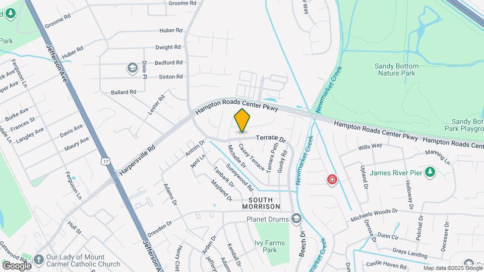 781 Terrace Dr Map and Location Details