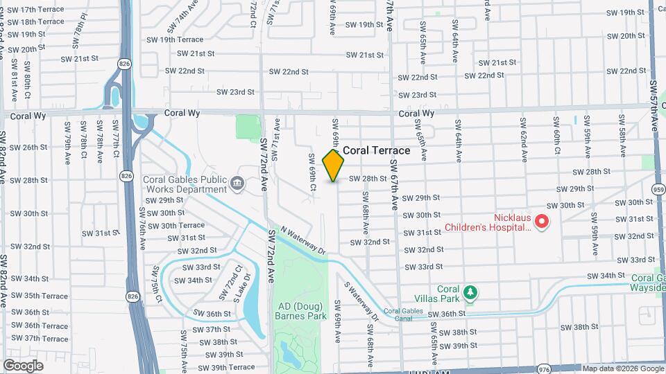 2822 SW 69th Ave, Unit B Map and Location Details