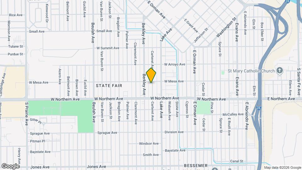 1205 Carteret Ave Map and Location Details