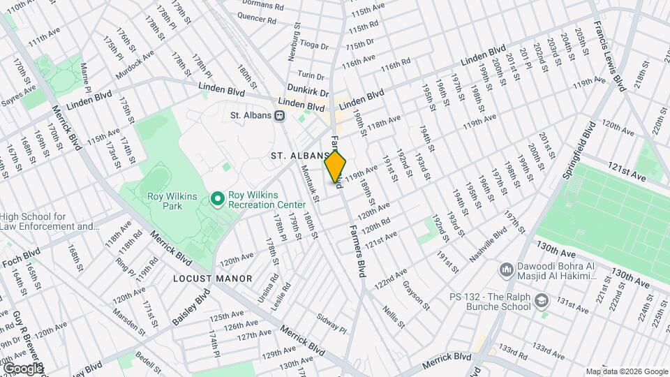 119-10 Farmers Blvd Map and Location Details