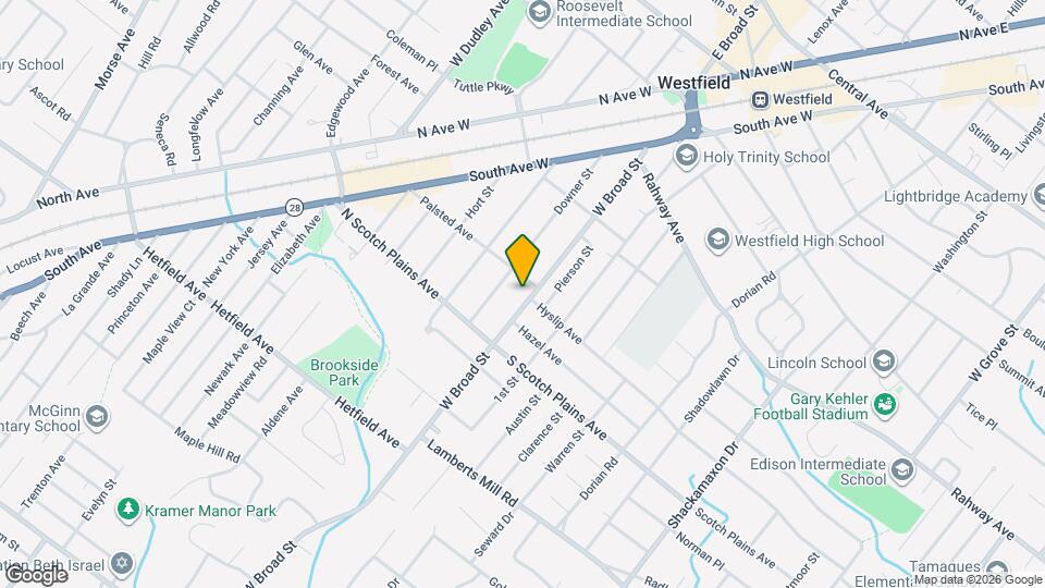 608 W Broad St, Unit #1 Mapa y Detalles de la Ubicación