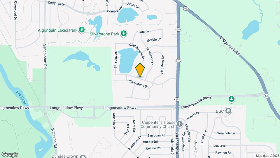 1131 Silverstone Dr Map and Location Details