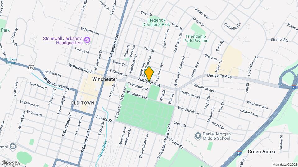 377 National Ave Map and Location Details