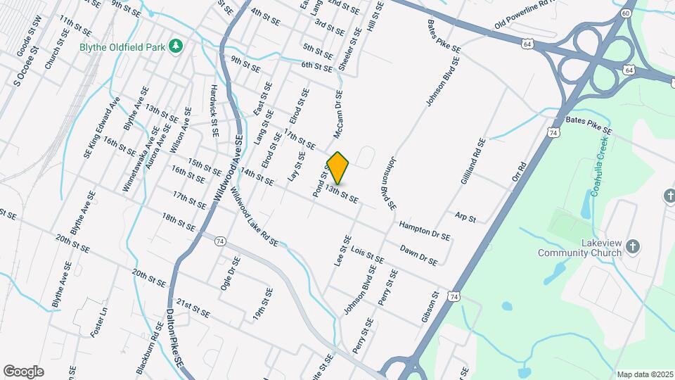 1533 13th St SE Map and Location Details