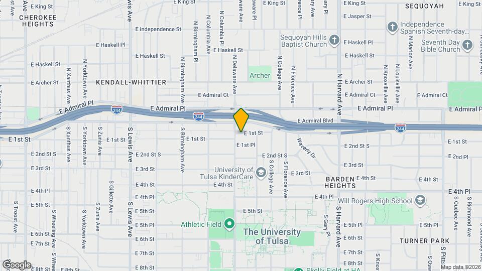 2808 E 1st St S Map and Location Details