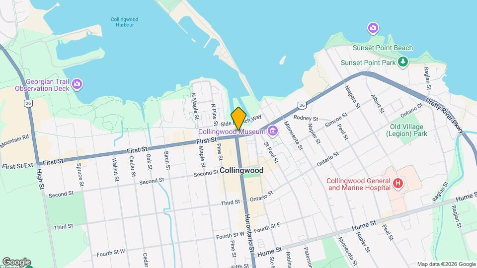 31 Huron St Map and Location Details