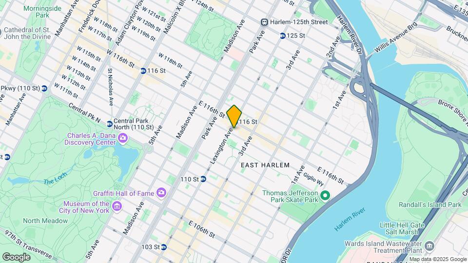 157 East 115th Street Map and Location Details