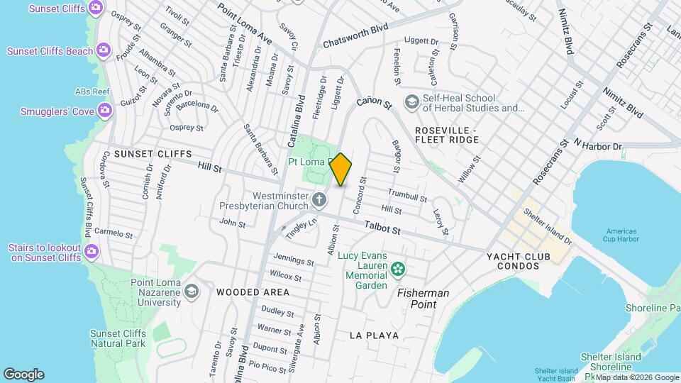 1048 Albion St Map and Location Details