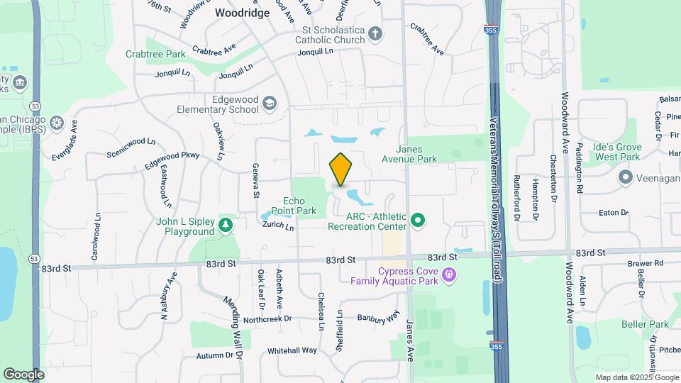 2544 Waterbury Dr Mapa y Detalles de la Ubicación