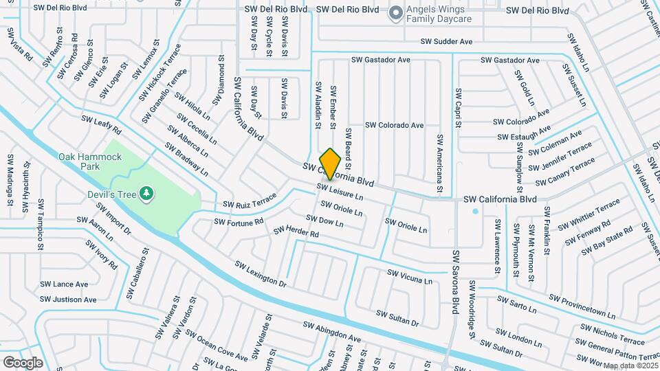 1487 SW Leisure Ln Map and Location Details