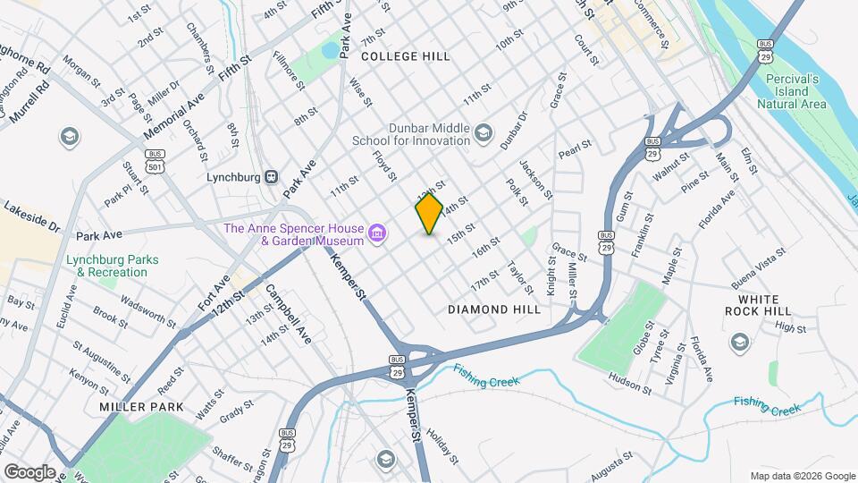 1415 Floyd St Map and Location Details