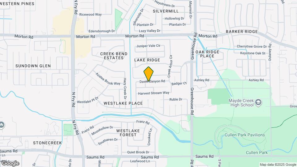 19507 Dawn Canyon Rd Map and Location Details