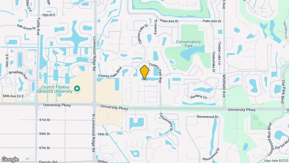 8304 Brandeis Cir W Map and Location Details