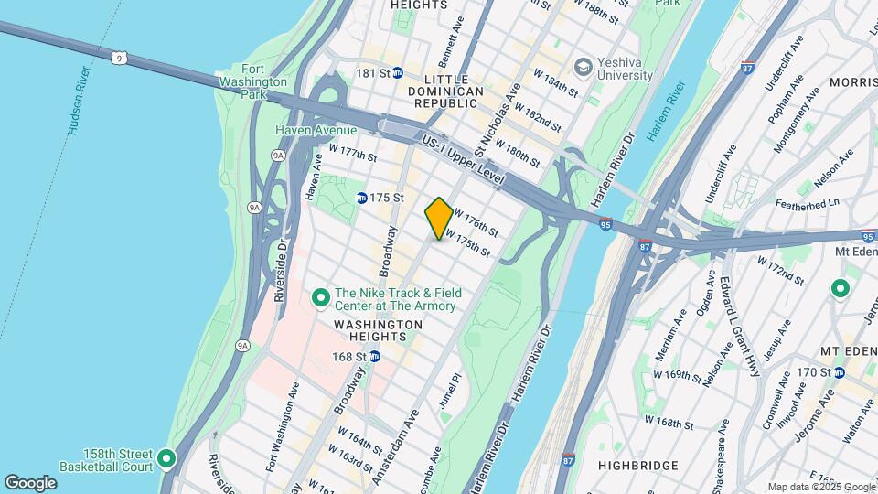 561 W 174th St Mapa y Detalles de la Ubicación
