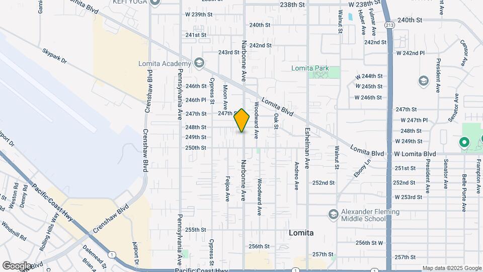 24809 Narbonne Ave Map and Location Details
