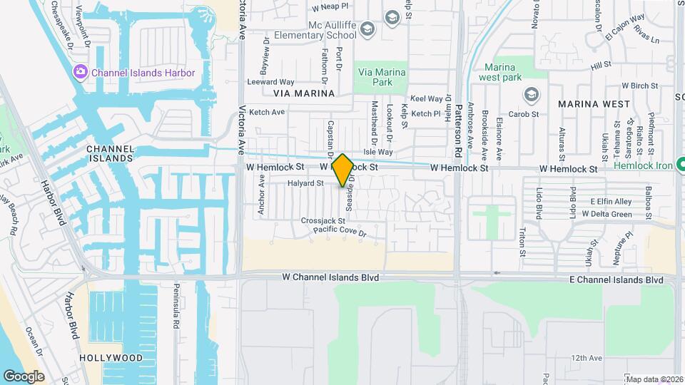 2630 Rudder Ave Map and Location Details