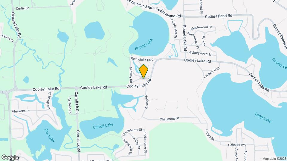 9570 Cooley Lake Rd Mapa y Detalles de la Ubicación