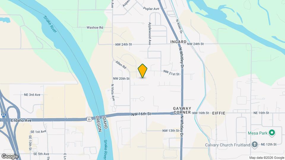 1208 NW 20th St Map and Location Details