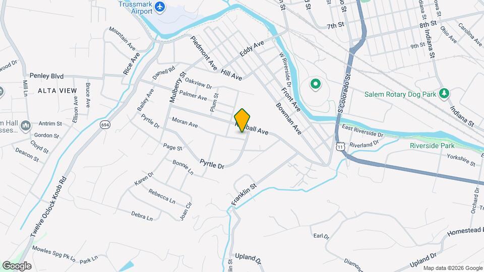 507 Moran Ave Map and Location Details