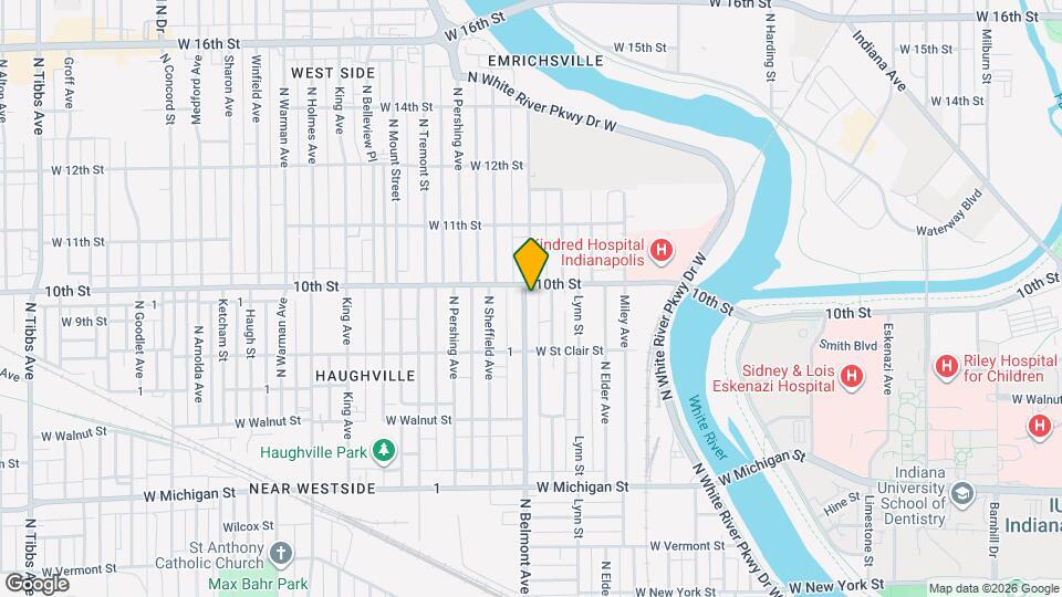 955 N Belmont Ave Mapa y Detalles de la Ubicación