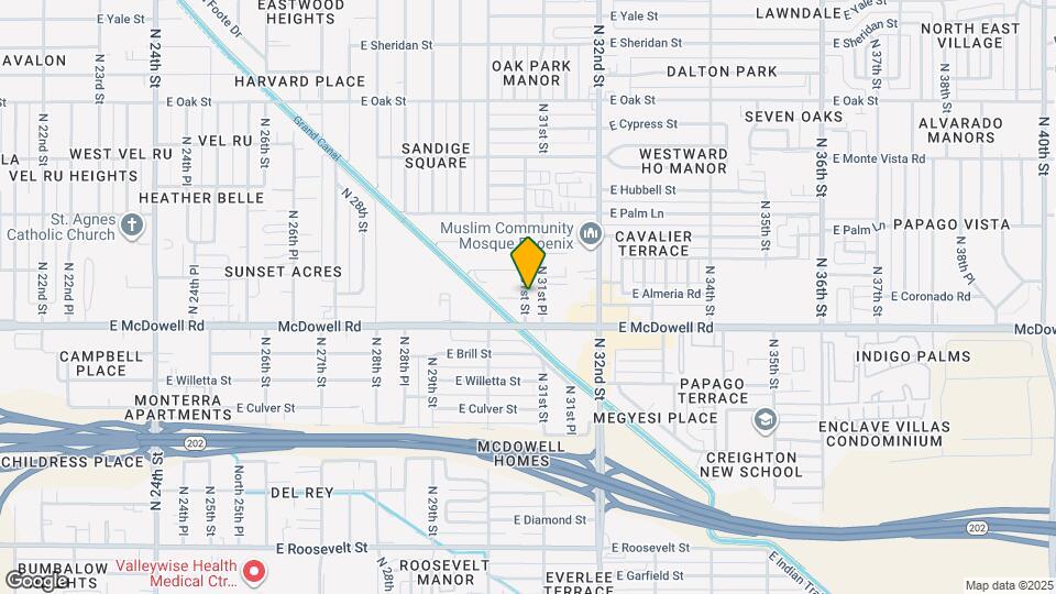 1625 N 31st St Map and Location Details