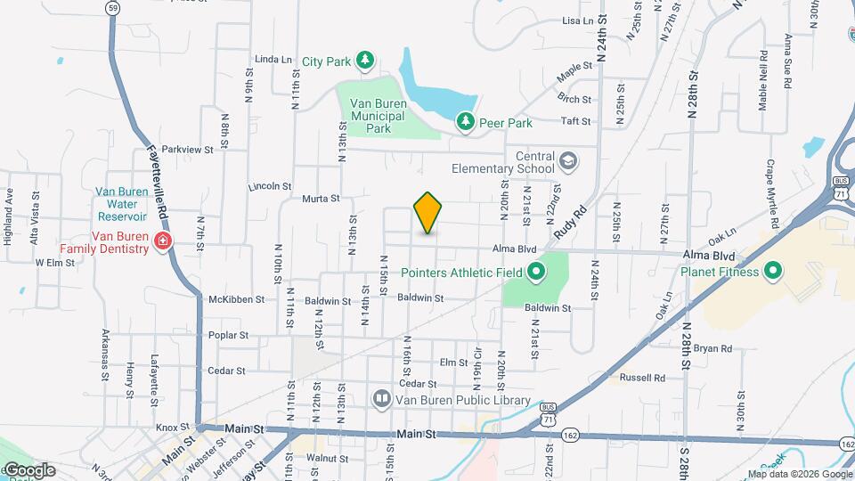 1609 Alma Blvd Map and Location Details