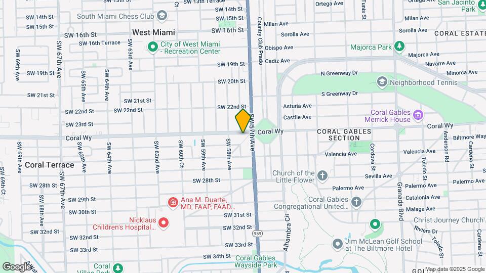 5720 SW 24th St Map and Location Details