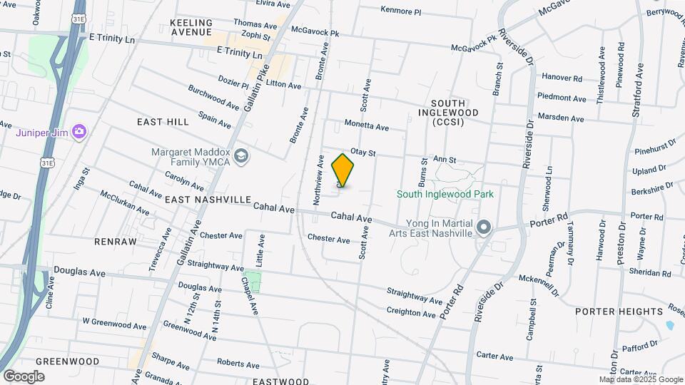 1615A Chase St Mapa y Detalles de la Ubicación