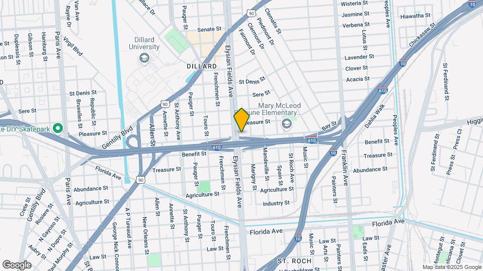 3301 Elysian Fields Ave Map and Location Details
