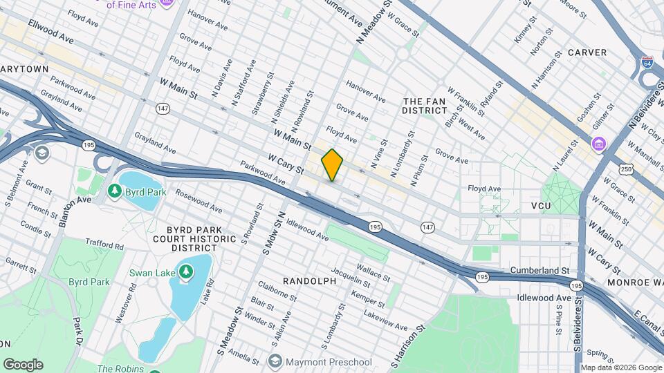 1819 W Cary St Map and Location Details