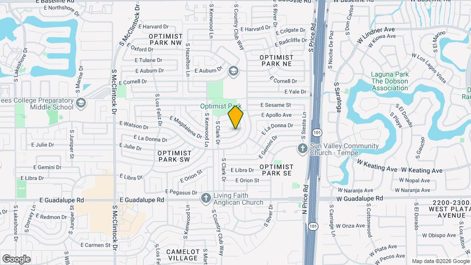 2014 E Magdalena Dr Map and Location Details