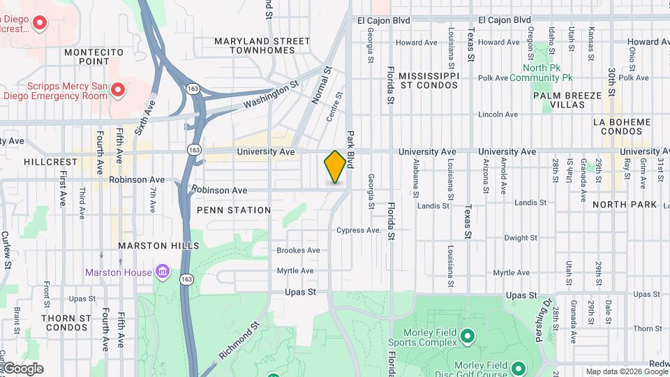 1758 Robinson Ave Map and Location Details