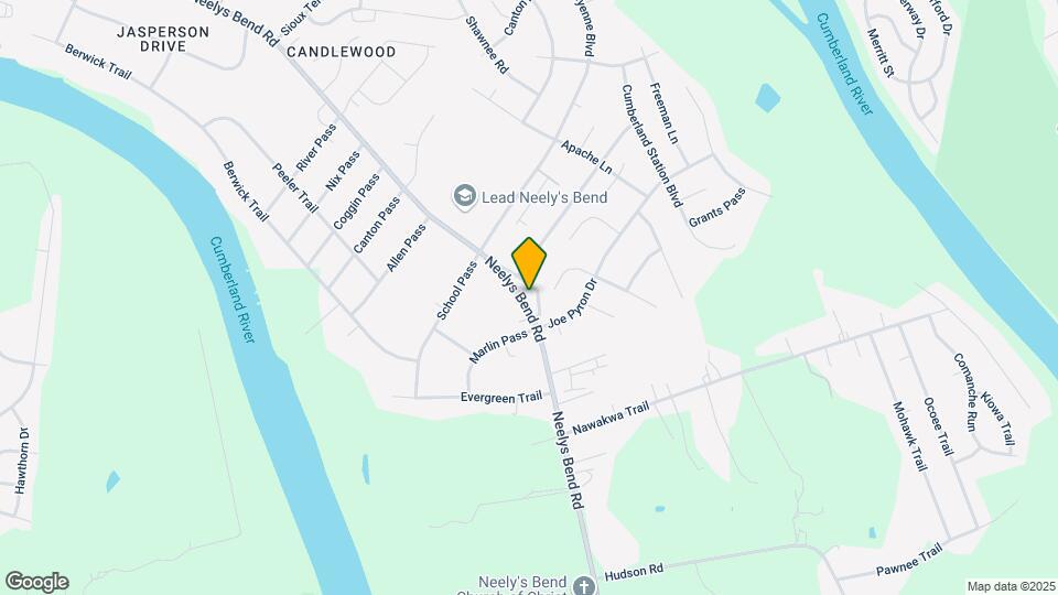 1301 Neelys Bend Rd Map and Location Details