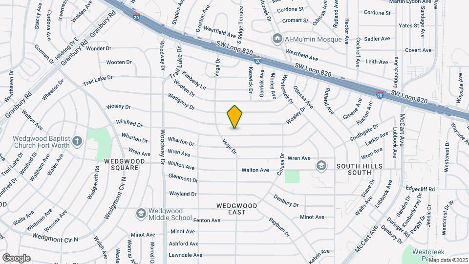 3612 Winifred Dr Map and Location Details