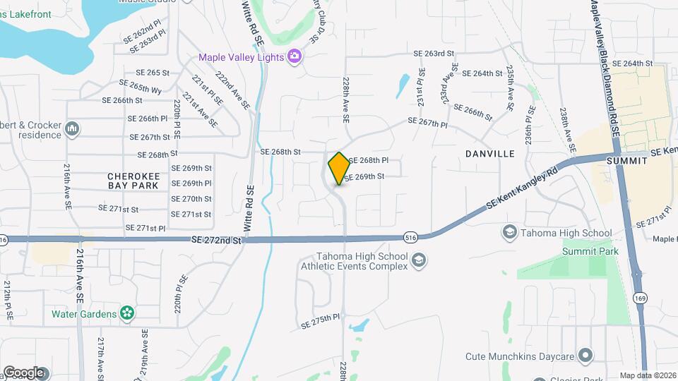 22731 SE 269th St Map and Location Details