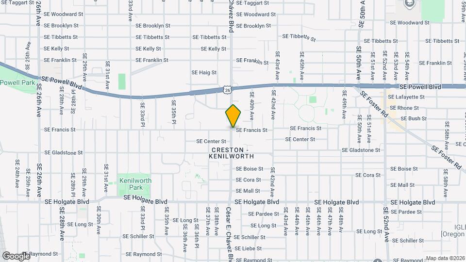3904 SE Cesar Estrada Chavez Blvd Map and Location Details