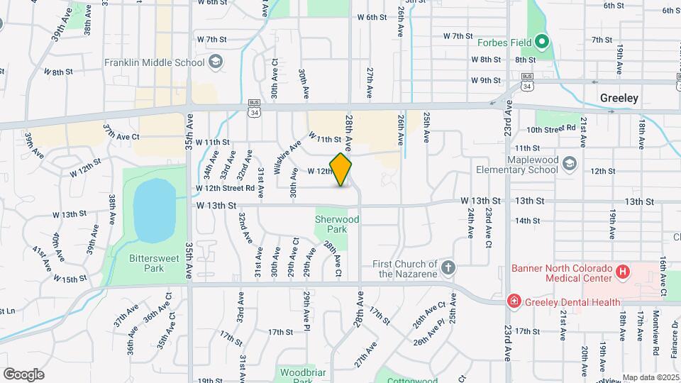 2806 W 12th Street Rd Map and Location Details