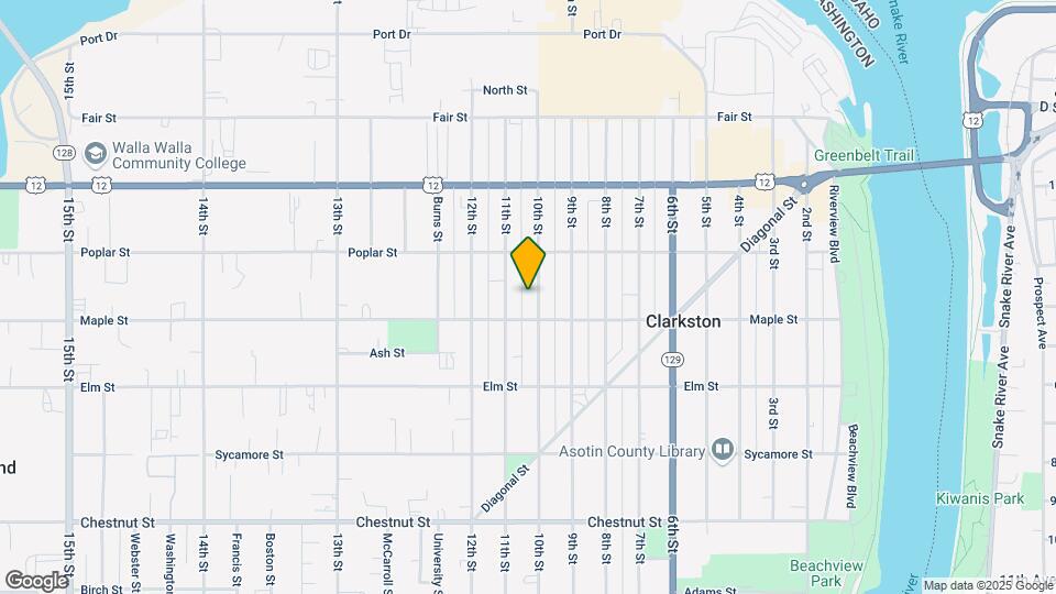 634 10th St Map and Location Details