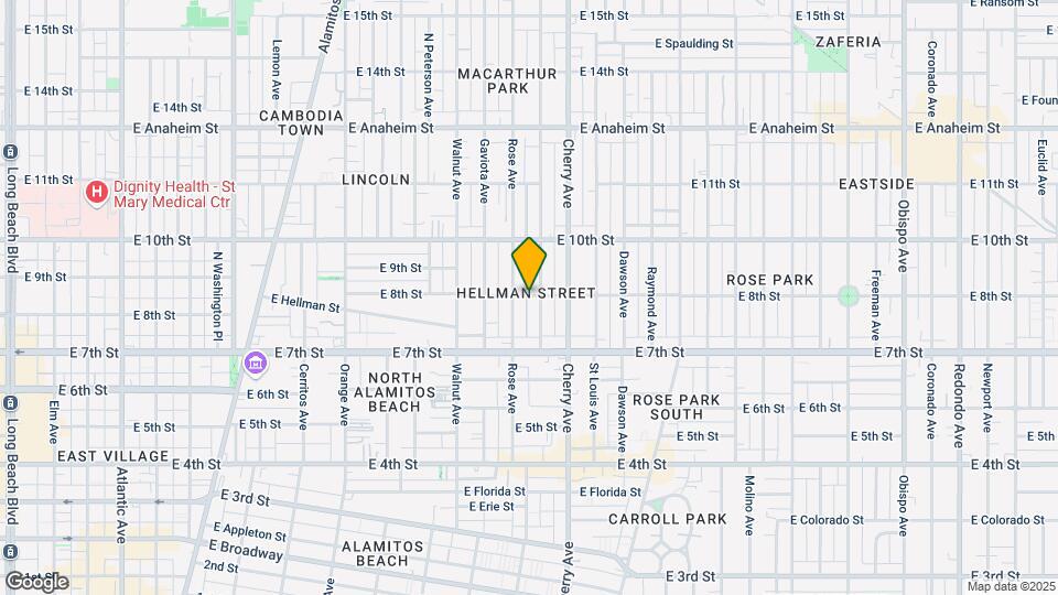 1826 E 8th St Map and Location Details
