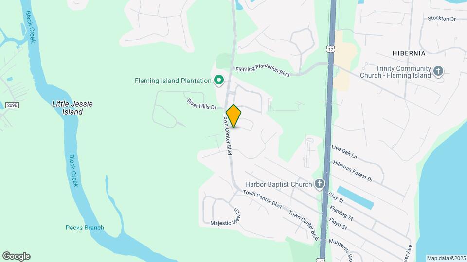 1800 Green Springs Cir Mapa y Detalles de la Ubicación